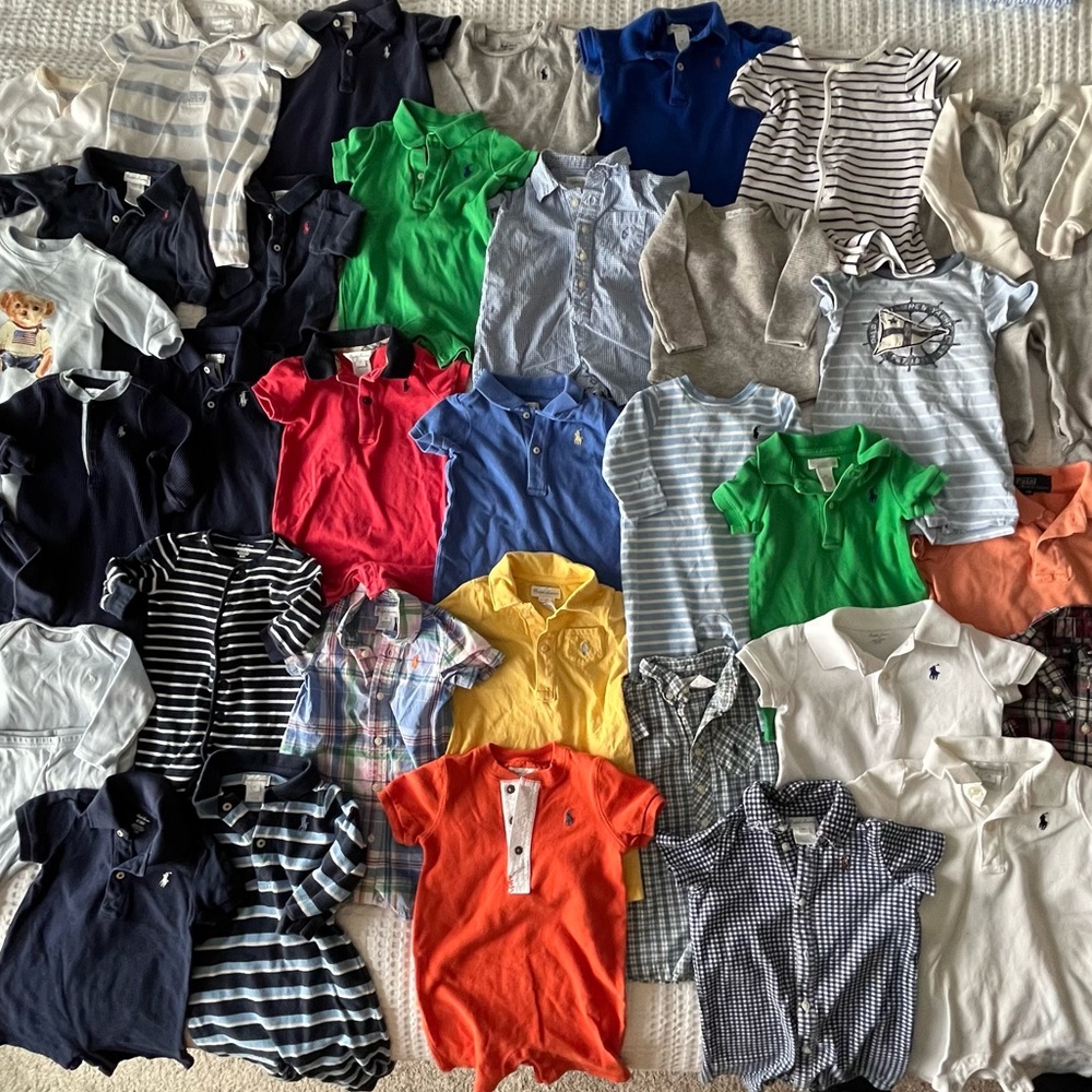 Huge purge of 0-9M Ralph Lauren baby boy clothes - make an offer and bundle!
